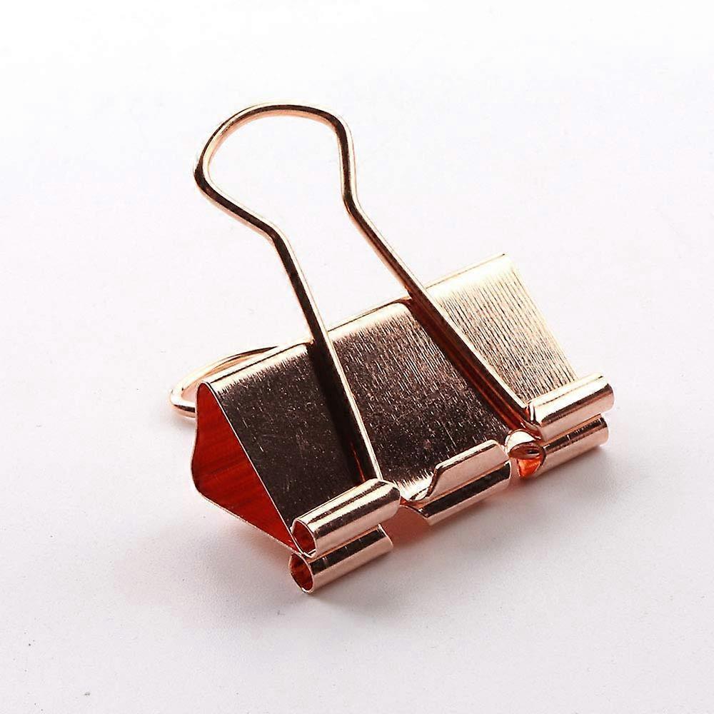 Giant Double Clip Clamp 12 Pack 51mm Paper Binder Clips Rosegold Metal Bulldog Clamp Binder Clips