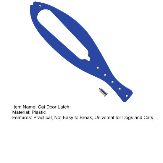 Дверная защелка для кошек, регулируемая, хорошая прочность, не допускает попадания собаки в туалетный лоток и кормушку для кошек, товары для домашних животных