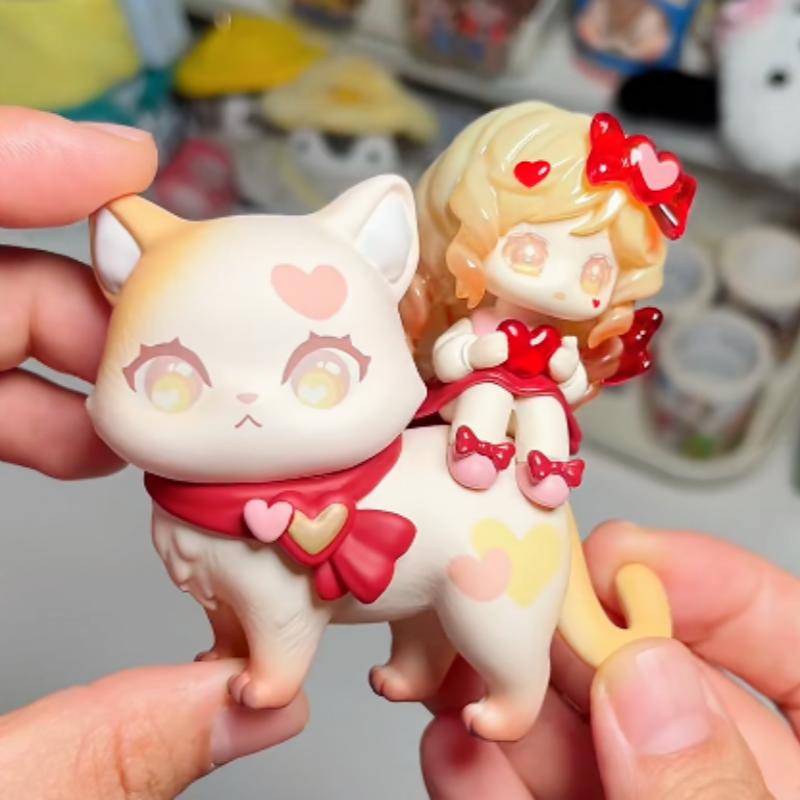 Новейшая серия «Милая Эмилия: Кот-Компаньон» Модная Игрушка Фигурка Милая Женская Подарок на День Рождения Коллекционный Подарок Украшение