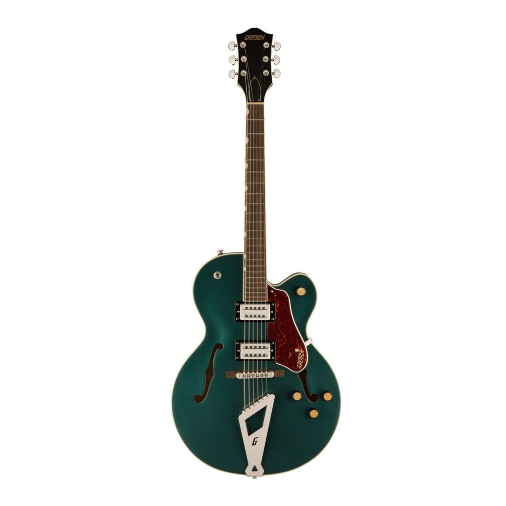 GRETSCH G2420 Hollow Body with Chromatic II Laurel Cadillac and Soft Case Streamliner™ Guitar, Fingerboard, Broad'Tron™ BT-3S Pickups, Green,