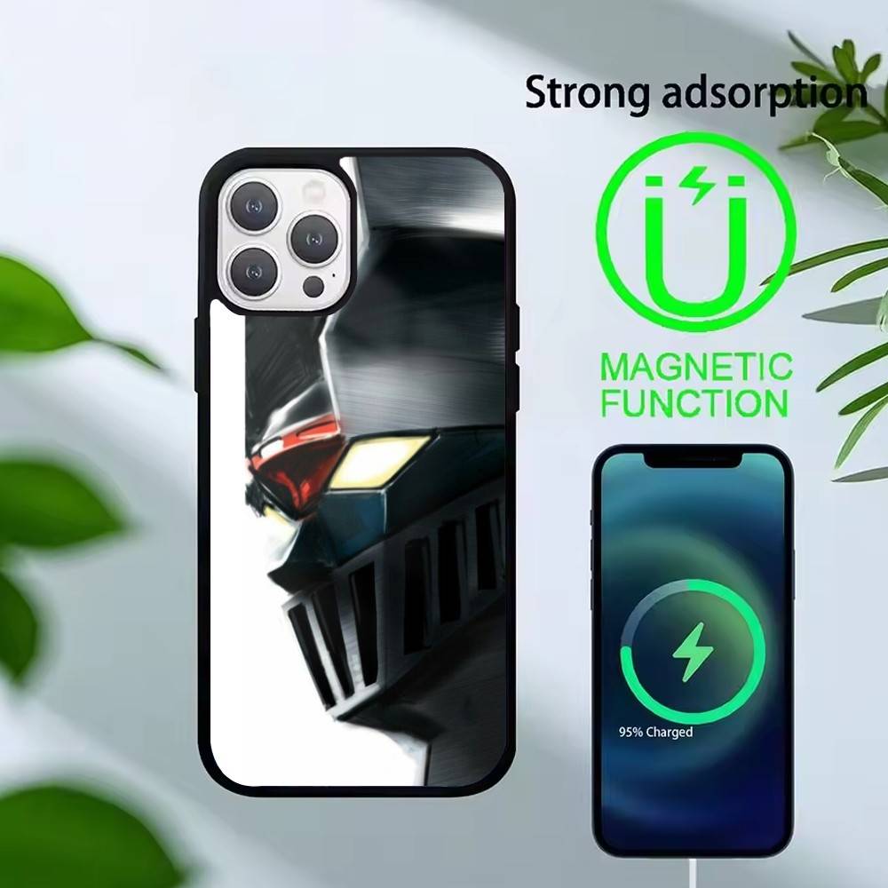 Anime Z-Mazinger Z Phone Case For iPhone 14,16,15,13,17,12,Plus,Pro,Max Magnetic For Magsafe Frosted Cover