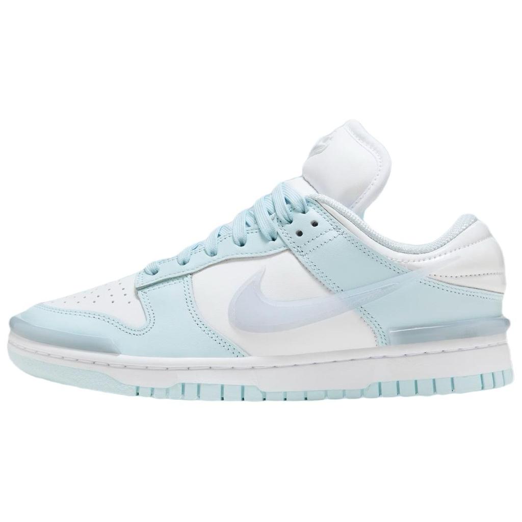 Nike Dunk Low Twist Glacier Blue Women Sneakers White Football-Grey DZ2794-103