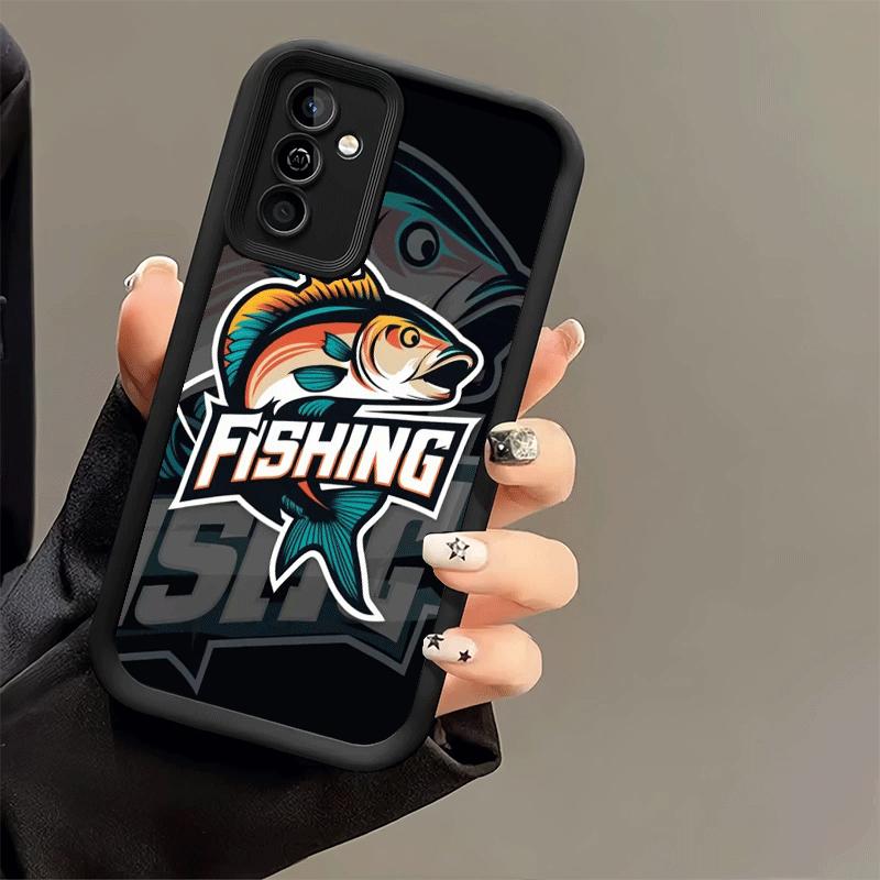 Чехол для телефона Samsung Galaxy S26 S25 Ultra S24 FE Nash Fishing Рыба Марка Ракушка S23 Plus S22 + S21 S20 5G Мягкий Силикон Funda