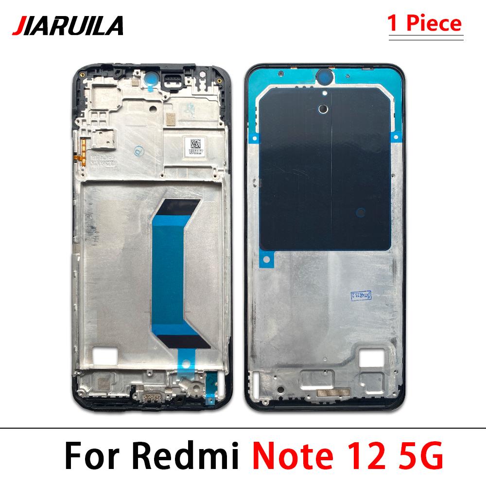 Передняя крышка LCD Средняя рамка Рамка экрана Держатель Для Xiaomi Redmi Note 9 10S 10 11 Pro Plus 12S 12 Pro 5G 4G