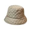 Cotton Gift Ultralight Rhombus Grid Winter Panama Hat Fisherman Hat Korean Style Hat Bucket Cap
