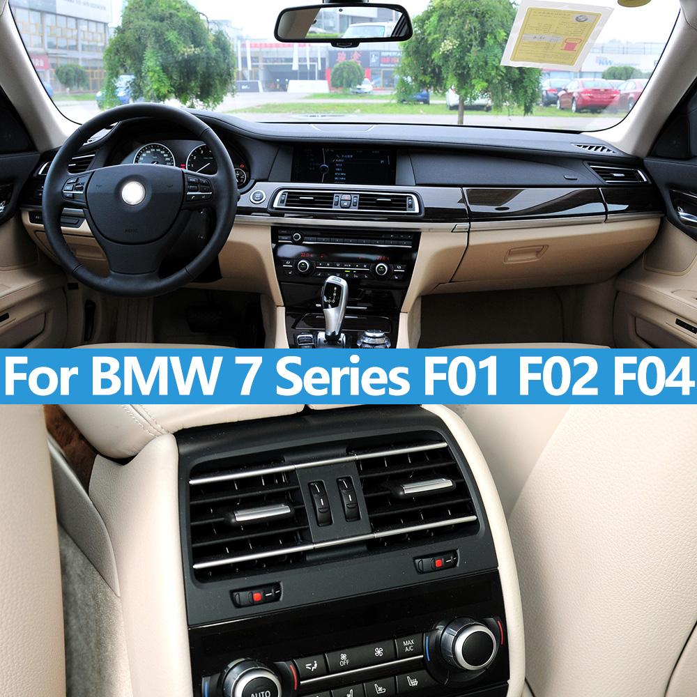 Car Rear Center Console Air Conditioner AC Vent Grille Outlet Cover or Assembly For BMW 7 Series F01 F02 F04 730 735 740 745 750