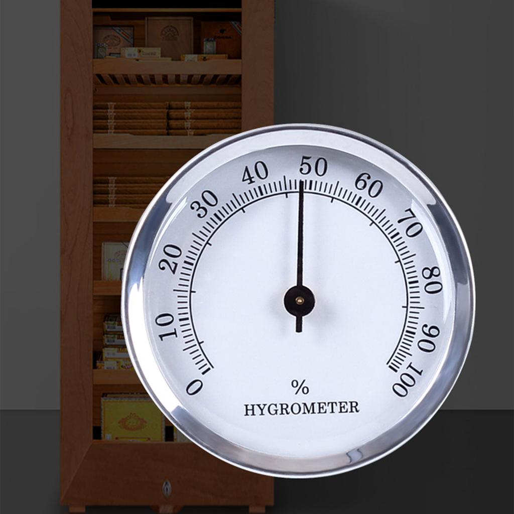 Сигарный гигрометр, точный круглый указательный гигрометр для коробки сигар, сигарного шкафа, гигрометр для хьюмидора сигар