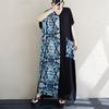 Short Sleeve Plus Size Cotton Vintage Floral New In Dresses for Women Casual Loose Maxi Long Summer Dress