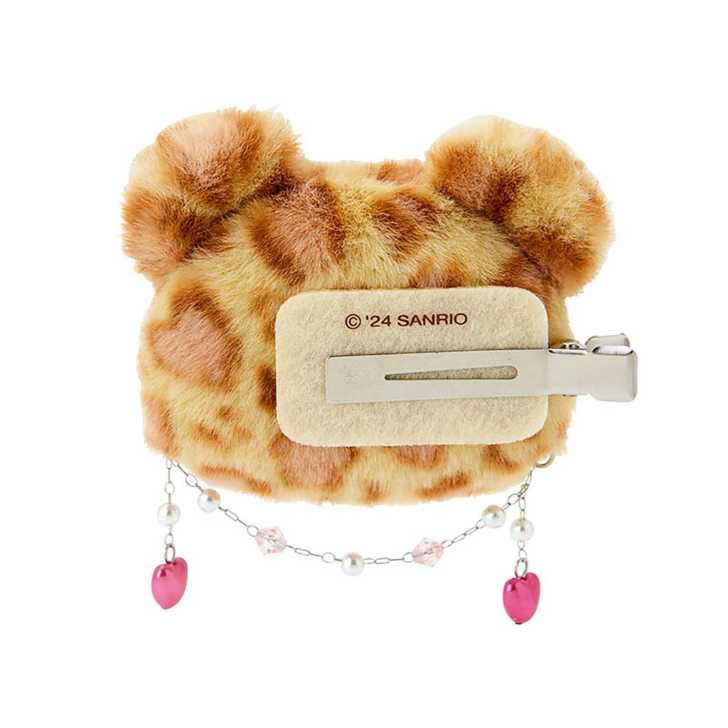 Sanrio Заколка для волос Gal Hello Kitty Желтая 980803 В форме лица (Медведь Санрио)