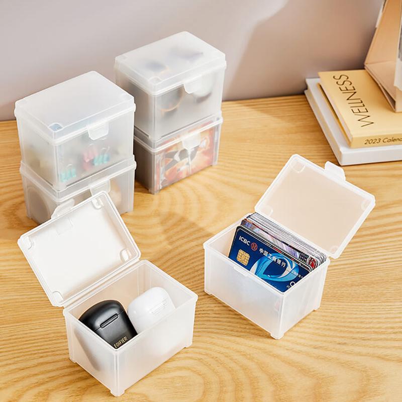 1/2 шт. коробка для хранения игровых карт, коллекционных карт, спортивных карт, чехол для игральных карт, прозрачная складная коробка для хранения карт