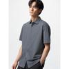 Airism Cotton Full Open Polo Shirt  Short Sleeve 