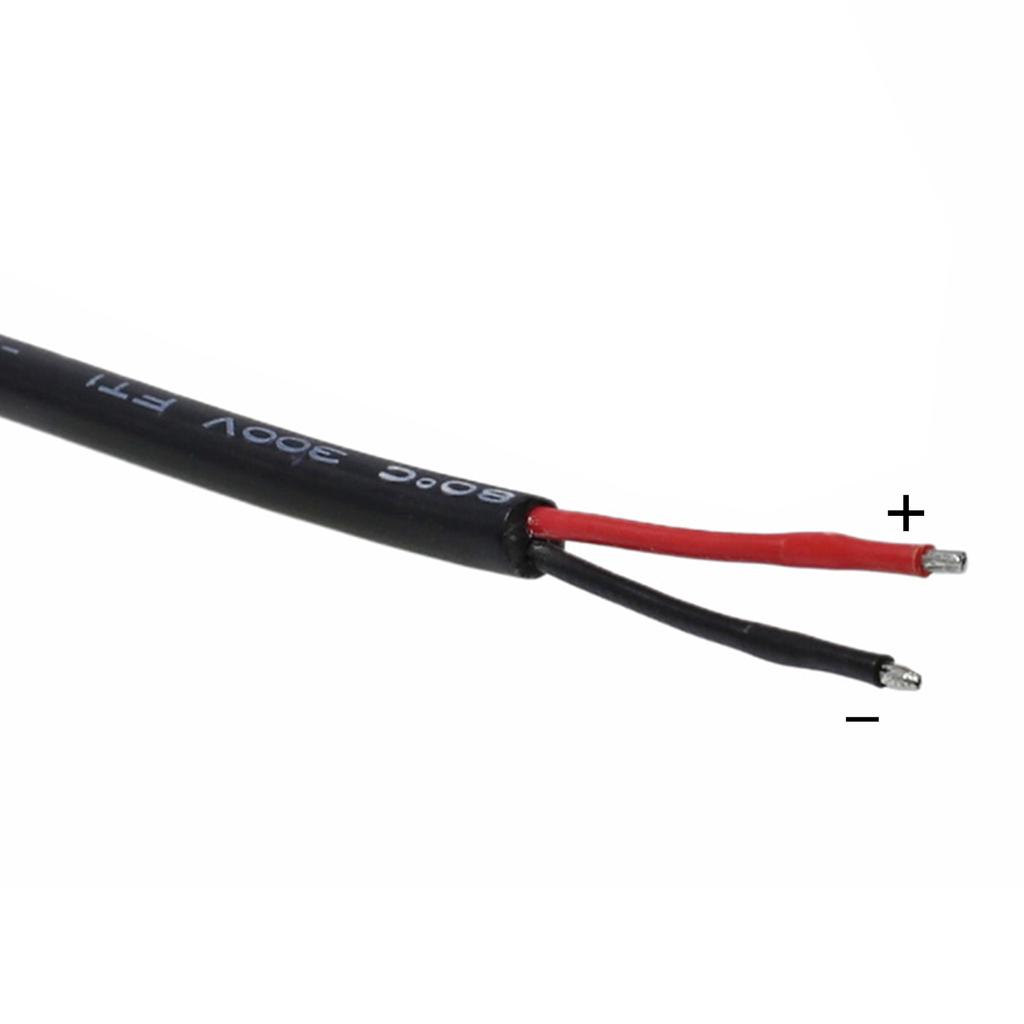 DC 5.5MM x 2.5MM штекер для оголенного провода с открытым концом кабель питания для ремонта 18 AWG 5525 разъем DC5525 пигтейлы