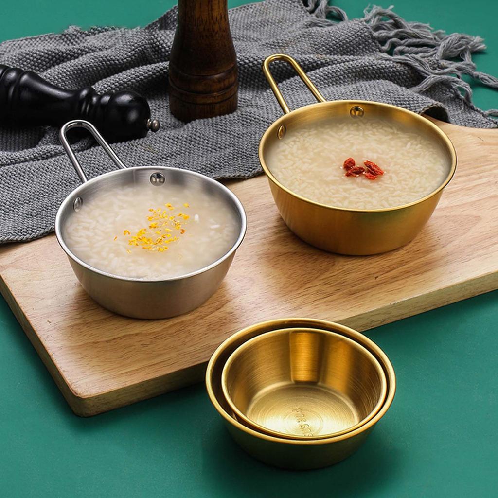 Миски для смешивания из нержавеющей стали Контейнеры для приправ Миска для лапши Контейнер для еды Металлические салатницы Кухонная посуда
