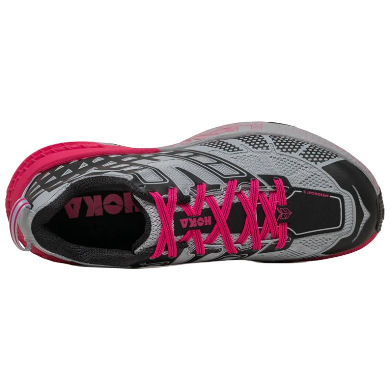 HOKA One One SPEEDGOAT 2 Кроссовки для трейлраннинга Мужские Серый Синий Черный Розово-красный 1162710-MRH