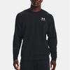 Under Armour Однотонная мужская толстовка с круглым вырезом и логотипом, черная 1374250-001
