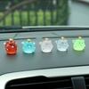 Luminous Cute Crown Pig Decoration Car Dashboard Resin Ornaments Mini Pig Night Fluorescence Decor Auto Interior Accessories