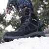 Thick Plush Lined Mens Winter Snow Boots Thick Platform Warm Non Slip Outdoor Waterproof Ankle Boots for Cold Weather Walking