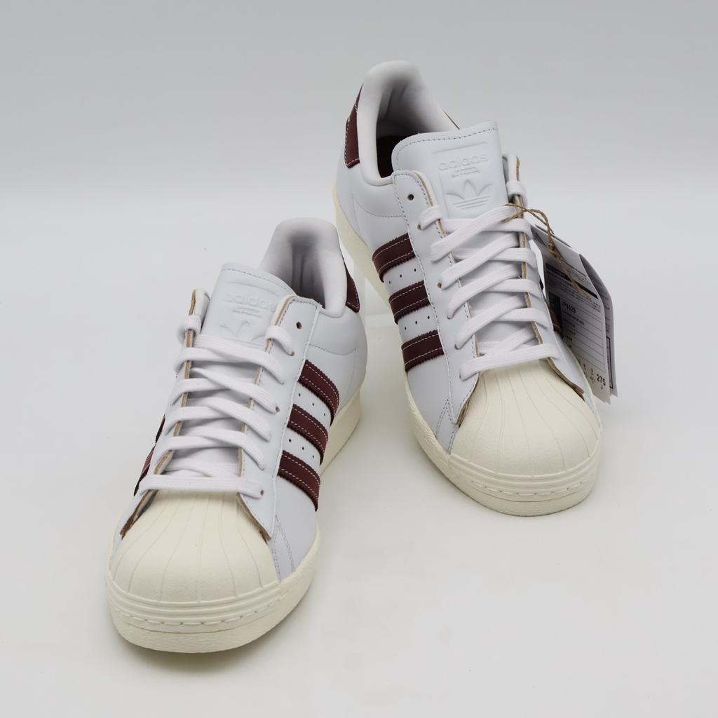 JP8529 adidas Originals Superstar 80 ADV Кристально-белый Теневой красный (Мужской)