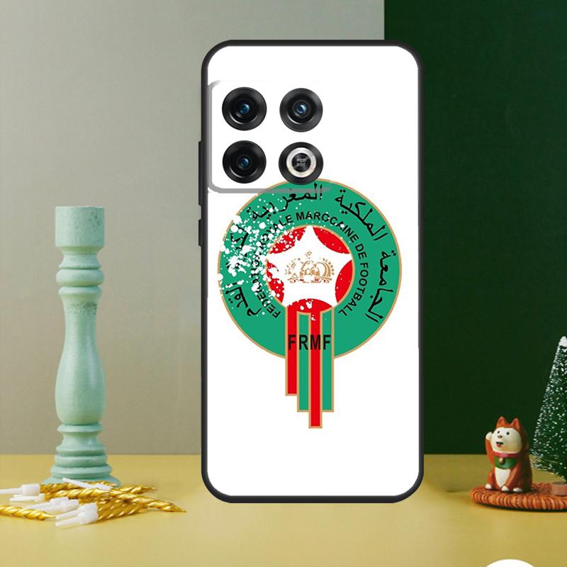 Morocco Flag Coat Of Arms Phone Case For OnePlus 13 12 11 13R 12R 10R 9 10 Pro 8T 9RT 10T Nord 4 CE 2 3 Lite N20 N30