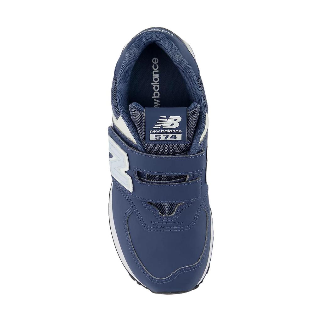 New Balance NB 574 Низкие детские беговые кроссовки Сине-белые Детские PV574KIE