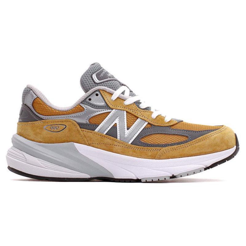 New Balance 990 V6 Пшенично-серебристые кроссовки U990TN6