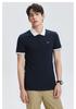 Antibacterial Mulberry Silk Polo Shirt with Short-Sleeved Collar T-Shirt