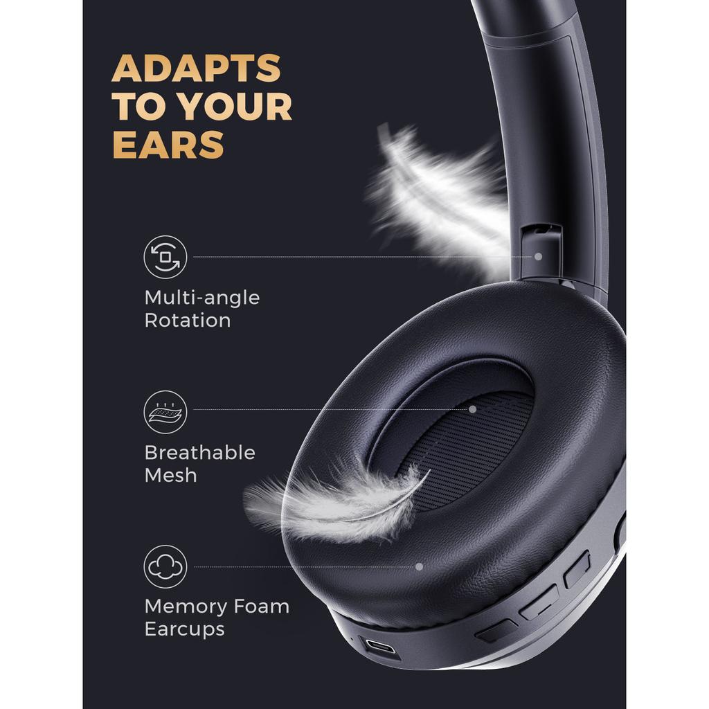 TWS Gaming/Gaming TWS Super Bass Bluetooth 5.0 ANC Noise Cancellation Headphones Over Ear Wireless Over Ear Headset HIFI Deep Bass