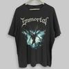 IMMORTAL - Хищники Классическая хлопковая футболка унисекс Полный размер HT018 Футболка унисекс