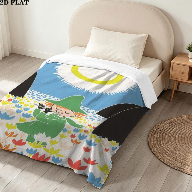 1PC Snufkin Blanket, High quality Comfortable for All Seasons, Home Decor, Warmth and Comfort
