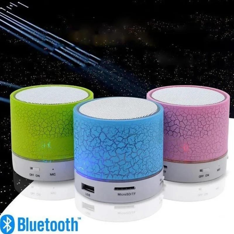 Mobile Phone Tablet Microphone Bluetooth Device LED Portable Wireless Bluetooth Speaker Living Room Decoration Desk Decoration