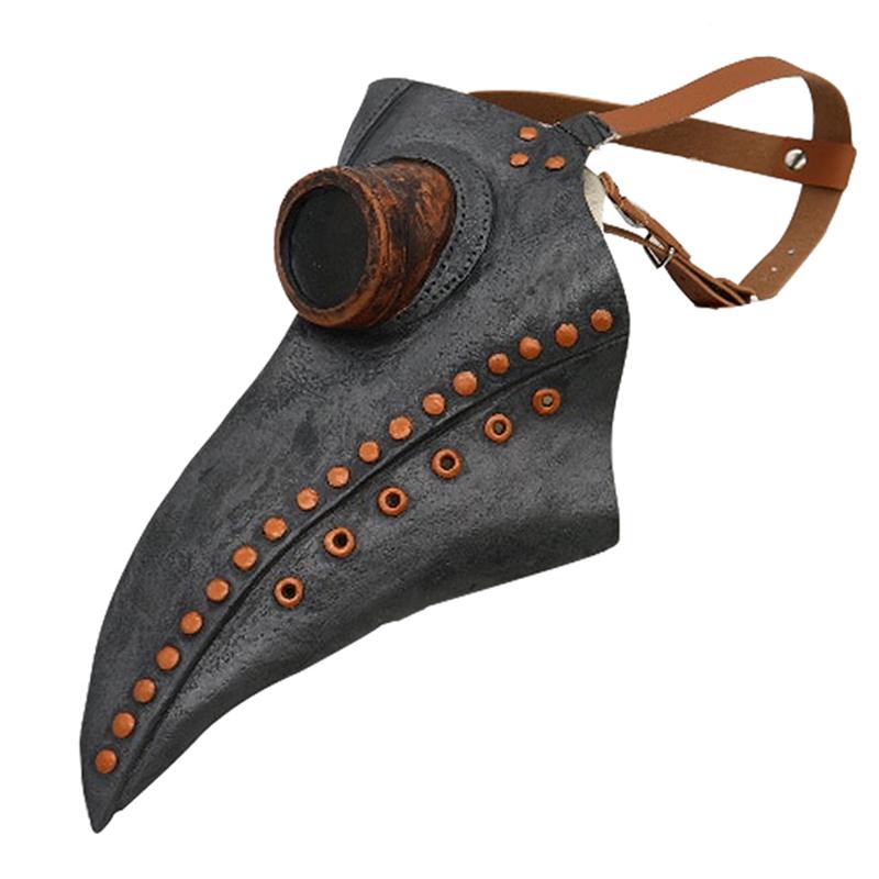 Хэллоуин Маска Чумного Доктора Латексная Маскарадная Маска Длинный Нос Клюв Птица Ворона Косплей Стимпанк CDN