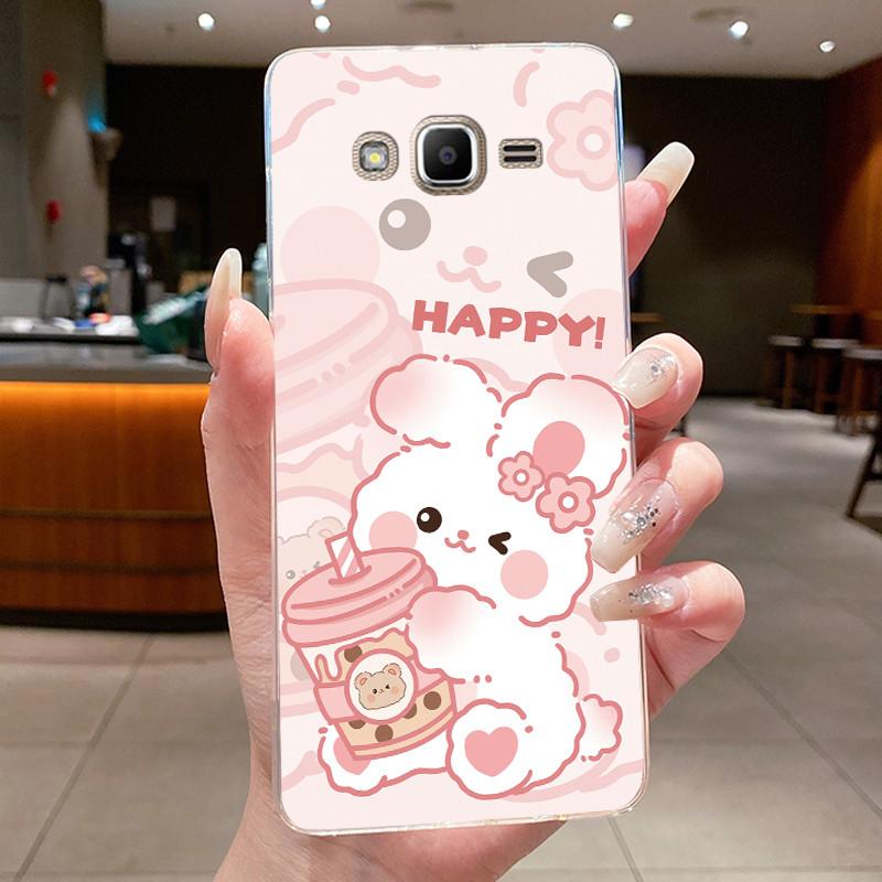 Casing For Samsung Galaxy J2 Prime / J2 Ace / Grand Prime SM-G530 G531H G532F G532G Cute Cool Boys Girls Transparent Phone Case