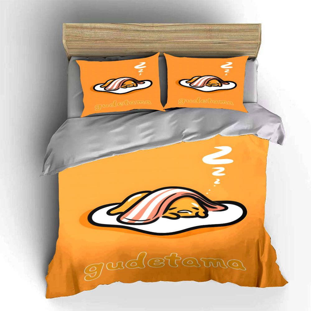 Sleeping egg, bacon blanket. Bedding sets Duvet cover sets Duvet covers Pillowcases(1 * Duvet Cover 2 * Pillowcases without duvet insert)