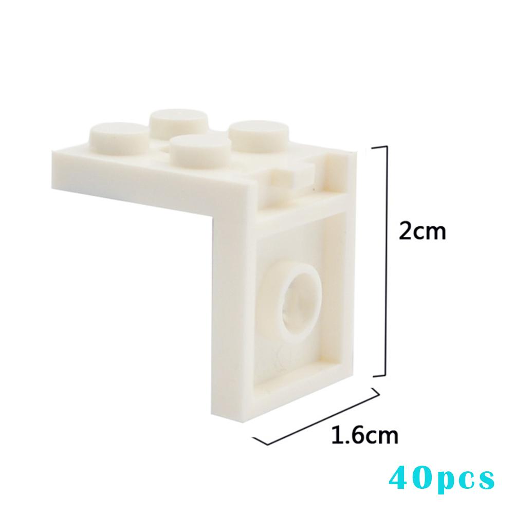 40 ШТ. Фигурки 2x2 Точки Основание-Пластина Держатель Стена DIY MOC Подставка для Витрины Строительные Блоки 3956 Детские Игрушки Рождественские Подарки