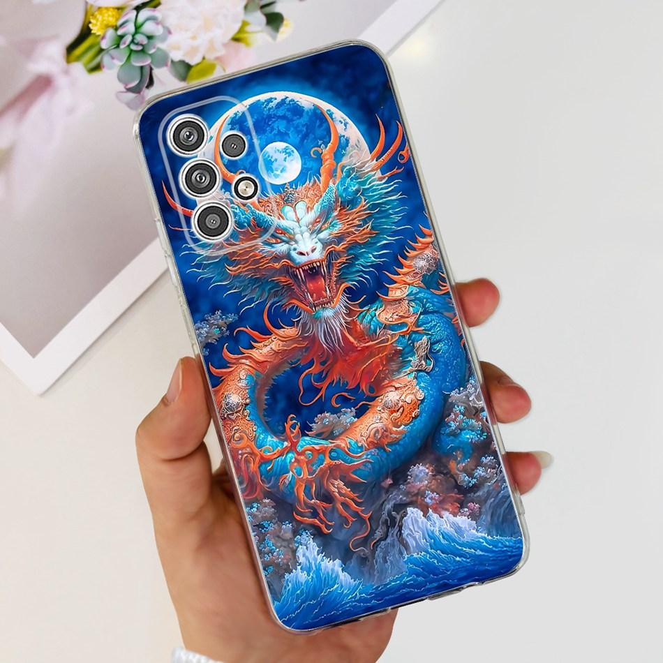 Чехол для телефона Samsung Galaxy A23 5G SamsungA23 A 23 4G 5G SM-A235F SM-A236B Модный Крутой Рисунок Мягкий Силиконовый ТПУ Чехлы
