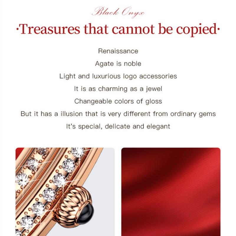 OUPINKE Новые женские часы для бизнеса и отдыха, бренд Tide, инкрустированный бриллиантами змеевидный циферблат, водонепроницаемые кварцевые часы высокого класса