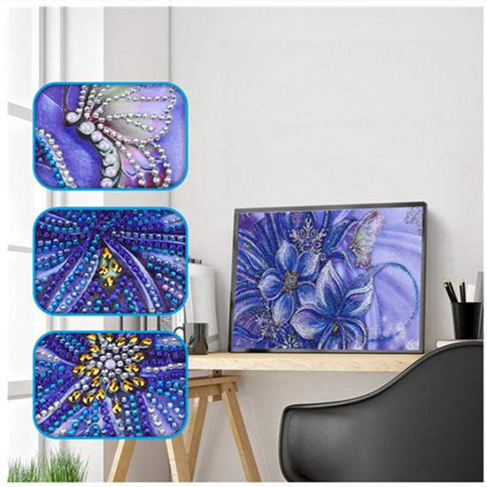 Новая алмазная живопись особой формы, цветок, живописный узор, сделай сам, 5D часть, дрель, набор для вышивки крестом, художественная вышивка со стразами