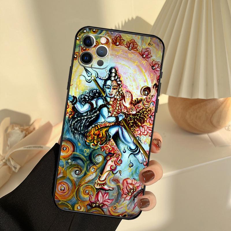 Лорд Шива Индуистский Бог Чехол Для iPhone 11 12 13 14 15 16 Pro Max Чехол Для iPhone 13 12 Mini XR X XS Max Plus