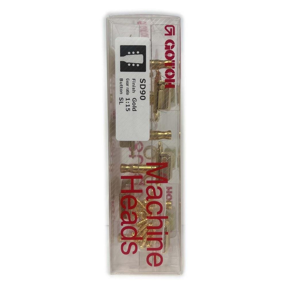 Колки для гитары Gotoh SD90-SL-L3R3-GG, золотистые, 20322GX/D