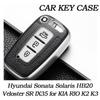 Car Remote Smart Key Cover Bag for Hyundai Sonata Solaris HB20 Veloster SR IX35 for KIA RIO K2 K3  Case Holder Protector