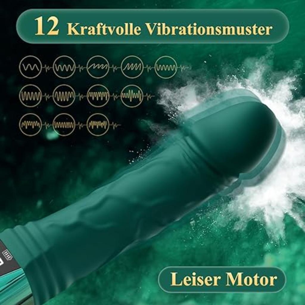 G Spot Dildo VibratorRealistic Anal Dildo for With LED Display, 12 Vibrations Clitoris Vibrator Wand Sex Toys for Female Male G Spot Anal Stimulation