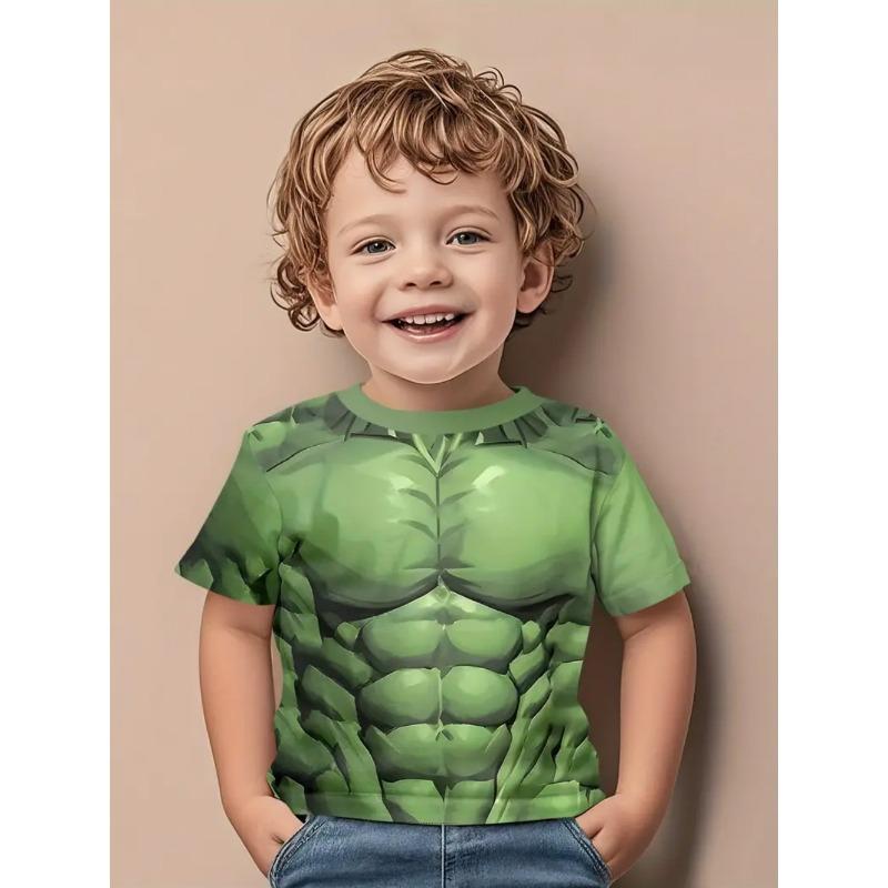 3D Digital Printing T-Shirt Casual Children Tops