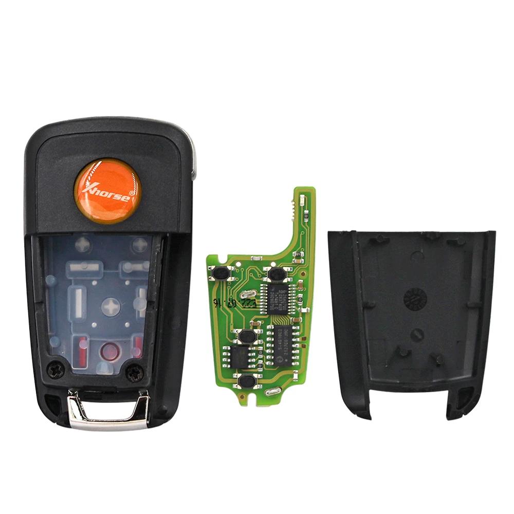 5 pieces Xhorse XNBU01EN XNBU21EN VVDI Wireless Universal Remote Car Key for VVDI2 VVDI Key Tool for Chevrolet Buick Style 5pcs