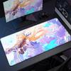 Игровой коврик для мыши большой Genshin Impact Николь Рейн XXL Офисные коврики Аксессуар для ПК Клавиатура HD Коврик для мыши Игровой Резиновый Расширяемый Коврик для стола