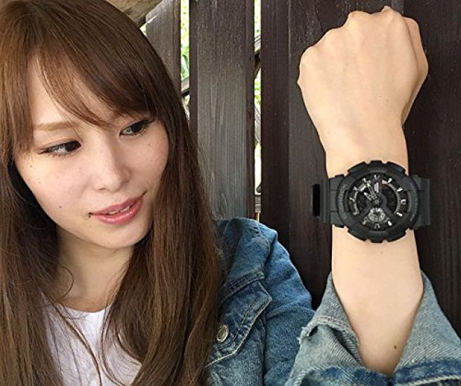 Casio Парные часы в аутентичном наборе из 2 корпусов G-SHOCK, G-Shock и Baby-G, (GA-110-1BJF & BA-110RG-7AJF)