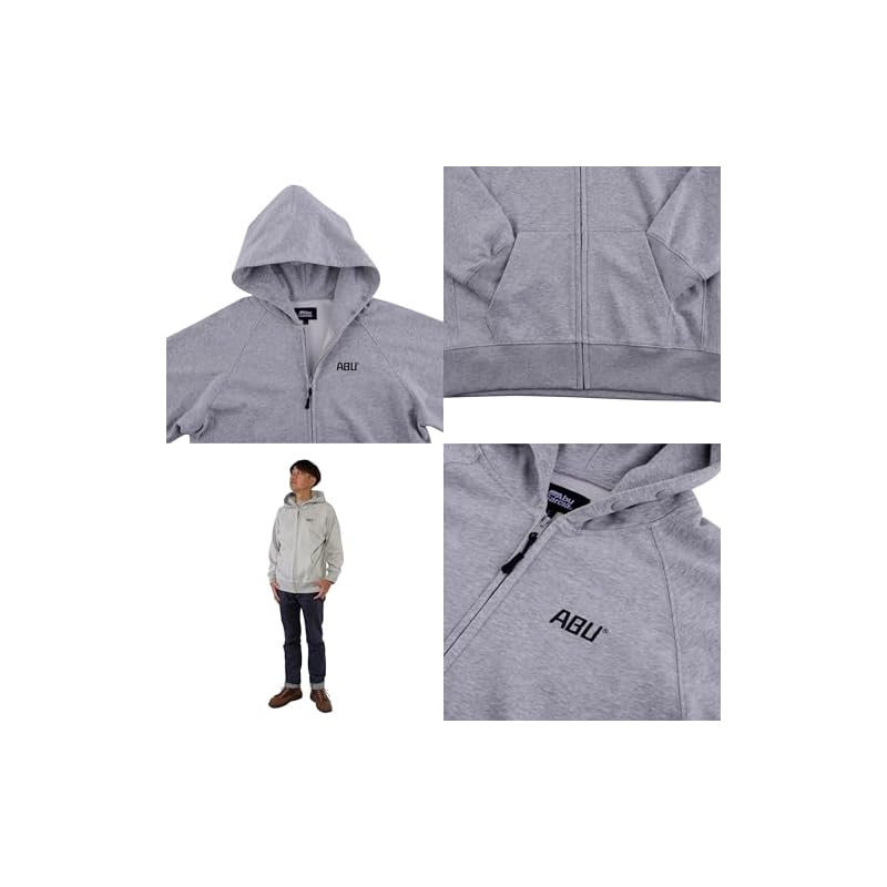 Худи Abu Garcia AMB Classic Logo, Серый, XL, Худи на молнии