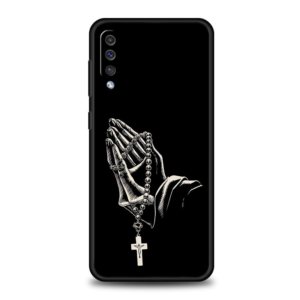 Чехол для телефона Библия Иисус Христос Крест для Samsung A56 A36 A26 A24 A12 A14 A16 A50 A70 A20E A22 A40 A34 A54 A42 A52 A04s A06