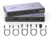 UGREEN HDMI KVM Switcher 2 Inputs 1 Output Shares 2 PCs with 3 USB Ports 1 Port and 1 Monitor KVM Switch Compatible with Hand Switch 2 USB Cables 2