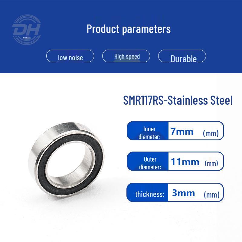 Rust-Proof Stainless Steel Miniature Pulley with Deep Groove Ball Bearing - Anti-Corrosion Gyroscope Ornament Accessory