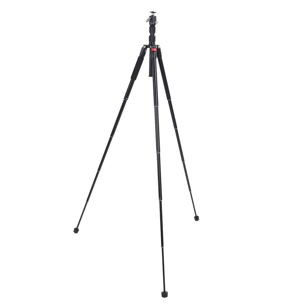 59in Camera Tripod With 20mm Metal Ball Head Lightweight Aluminum Alloy 3 Sections DSLR Camera Tripod for Video Photo